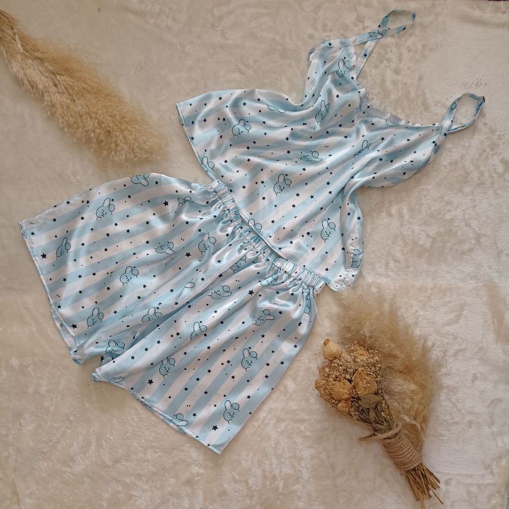 مشخصات لباس خواب ساتن ابریشم زنانه مدل ستاره