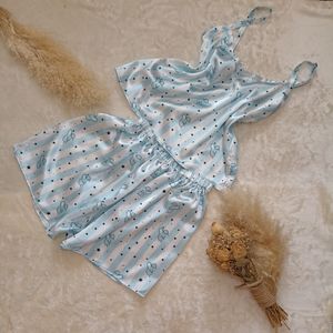 لباس خواب ساتن ابریشم زنانه مدل ستاره