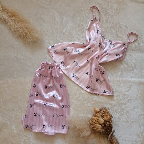 لباس خواب ساتن ابریشم زنانه مدل ویکتوریا سکرت