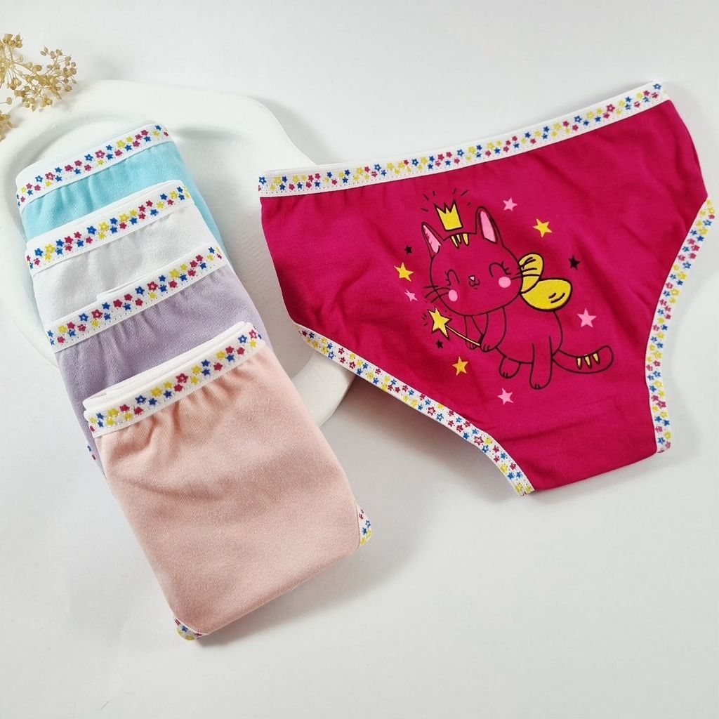 خرید انلاین شورت دخترانه کوزا– سایز 3 تا 5 سال، نخی نرم و ضد حساسیت