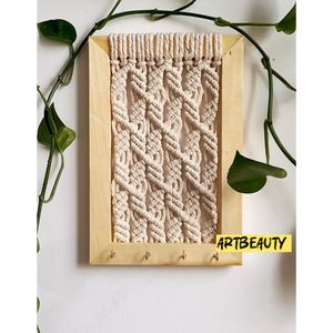 جاکلیدی چوبی جدید مکرومه