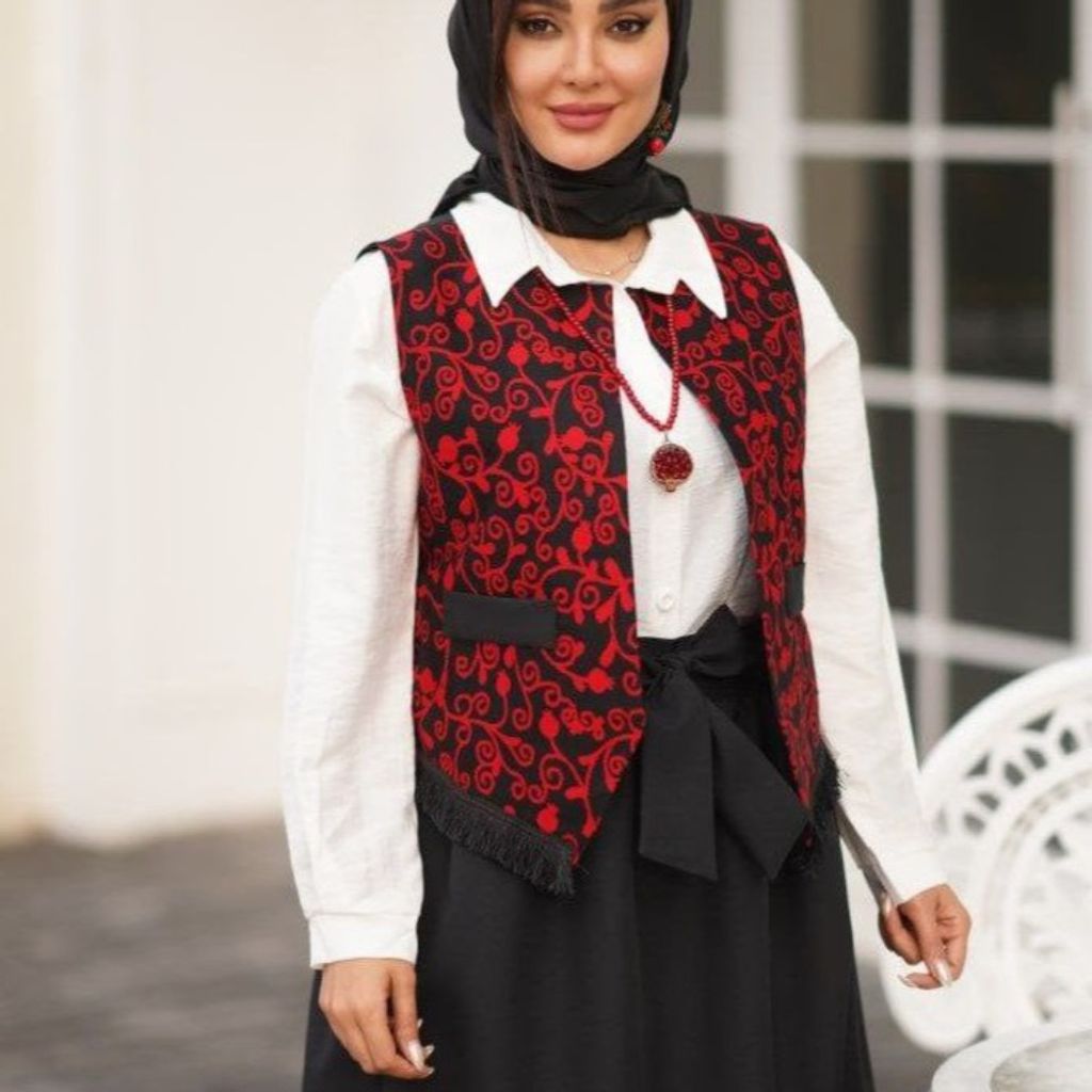 خرید آنلاین جلیقه دامن نارگل