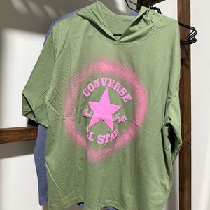 قیمت ارزان تیشرت باکسی کلاهدار