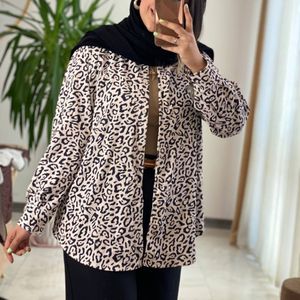 مانتو پاییزه پلنگی