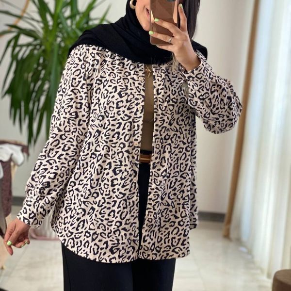 مانتو پاییزه پلنگی