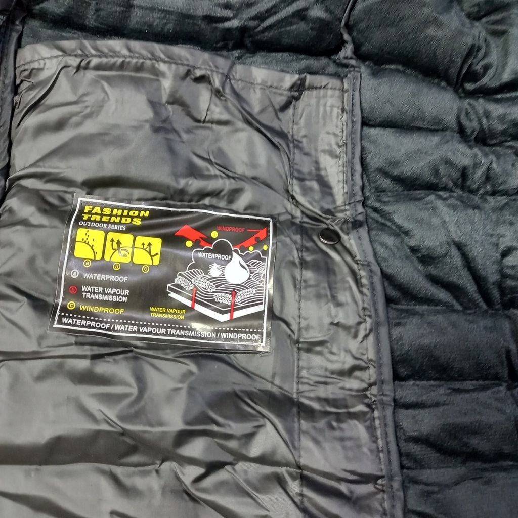 فروش اینترنتی کاپشن مردانه اسپورت خارجی طرح پر سیلیکونی