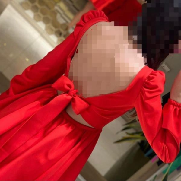 پیراهن مجلسی عروسکی پشت باز