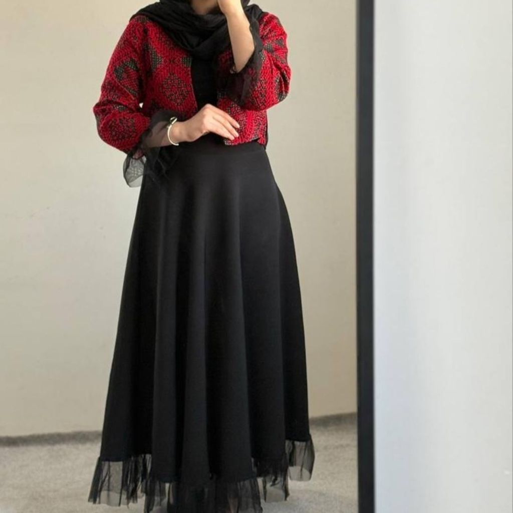 خرید انلاین کت دامن مجلسی زنانه یلدا فری سایز