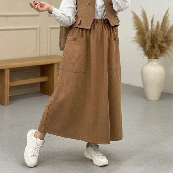 ست سه تیکه شومیز و جلیقه و دامن