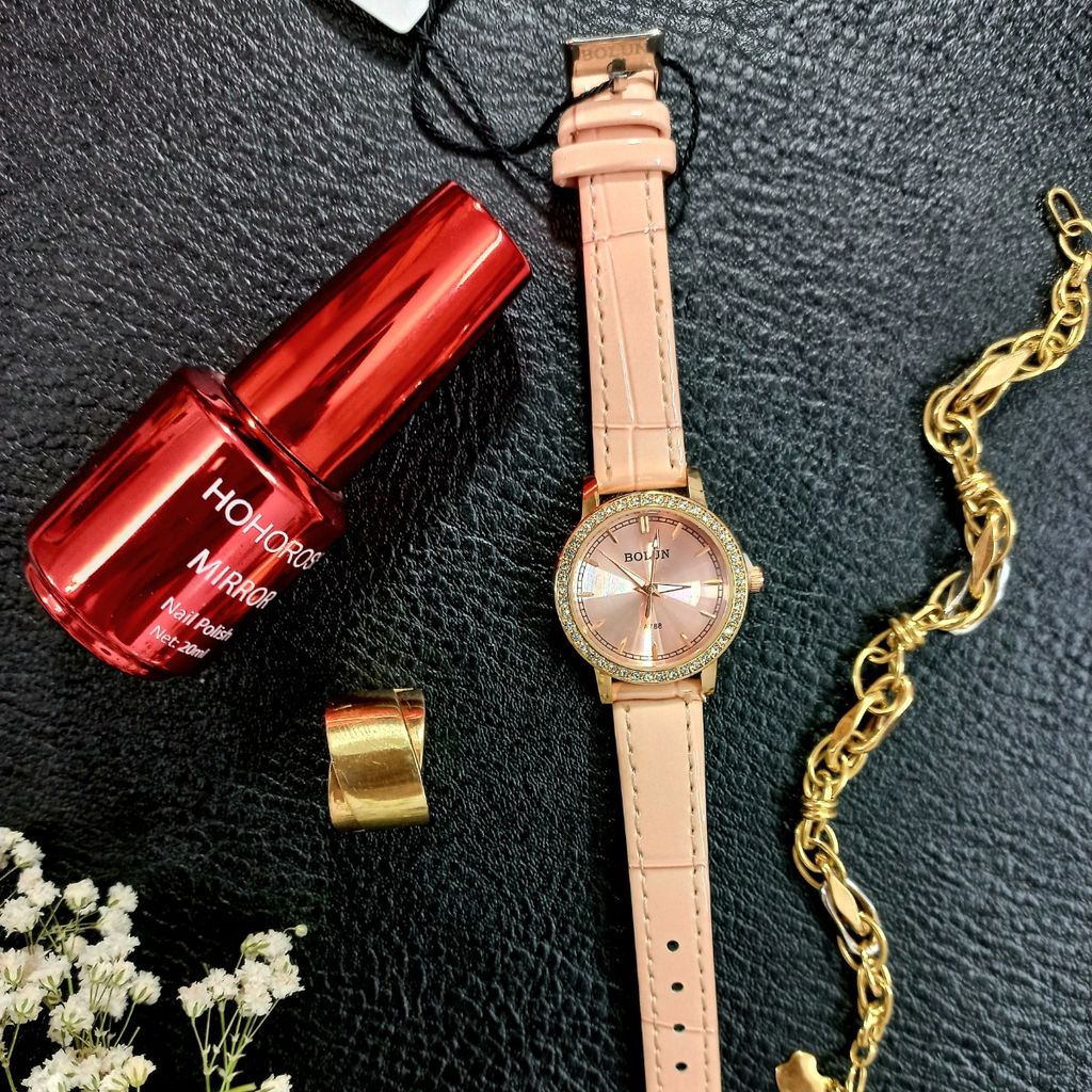 خرید اینترنتی ساعت زنانه بند چرمی