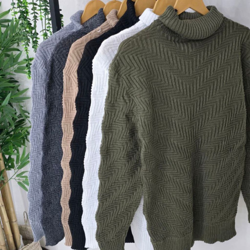 خرید اینترنتی بافت مردانه طرح زیگزاگ