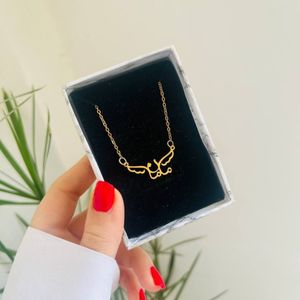 خرید اینترنتی گردنبند استیل رنگ ثابت روز مادر