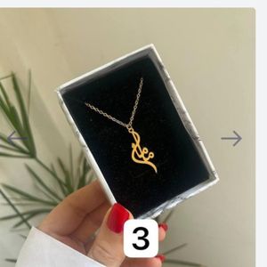 قیمت ارزان گردنبند استیل رنگ ثابت روز مادر