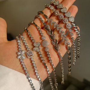 خرید آنلاین دستبند استیل رنگ ثابت نگین اتمی