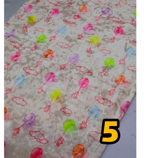 پارچه مخمل کره ای طرحدار