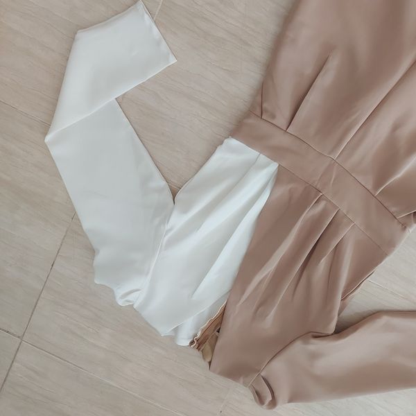 اورال یقه هفت ضربدری کرپ مازراتی مجلسی زنانه جدید در3 رنگ جذاب