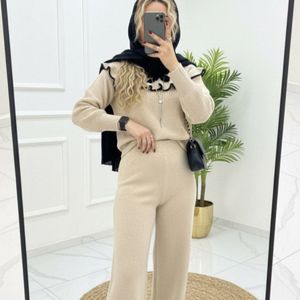 قیمت ارزان بافت  زنانه و دخترانه ست رز(یقه ربان دار)