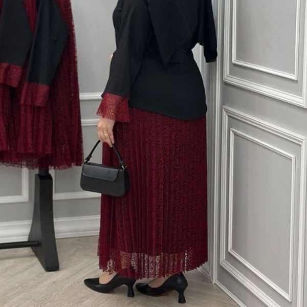 شومیز دامن کمربند یلدایی خورشید