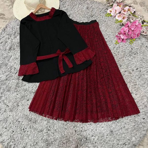 شومیز دامن کمربند یلدایی خورشید