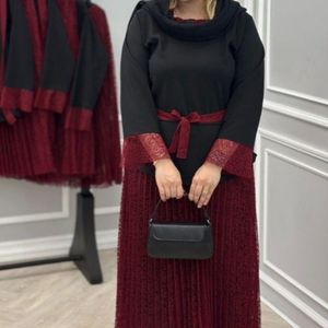 شومیز دامن کمربند یلدایی خورشید