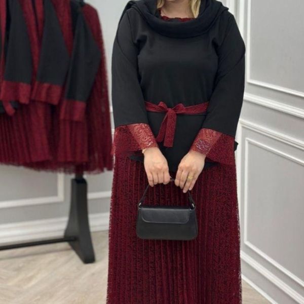 شومیز دامن کمربند یلدایی خورشید