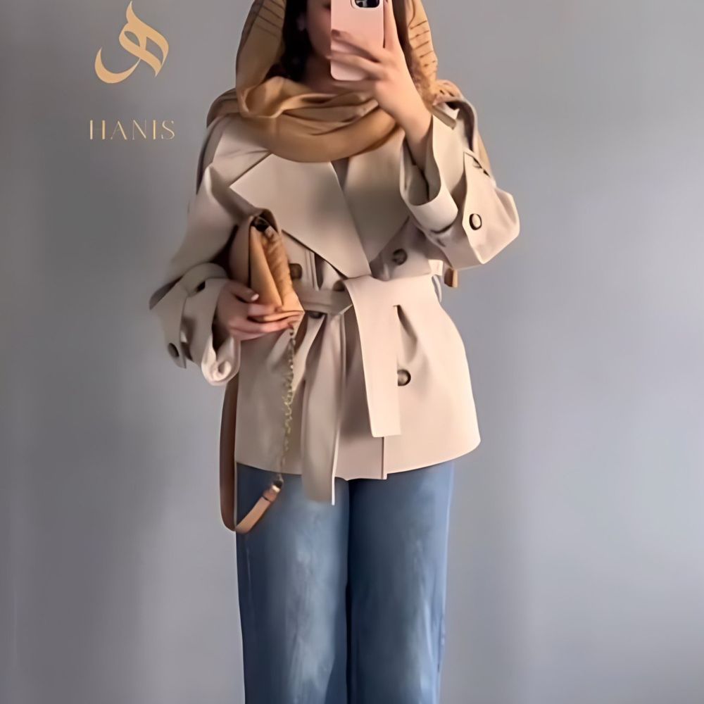 قیمت ارزان مانتو بارونی هینا