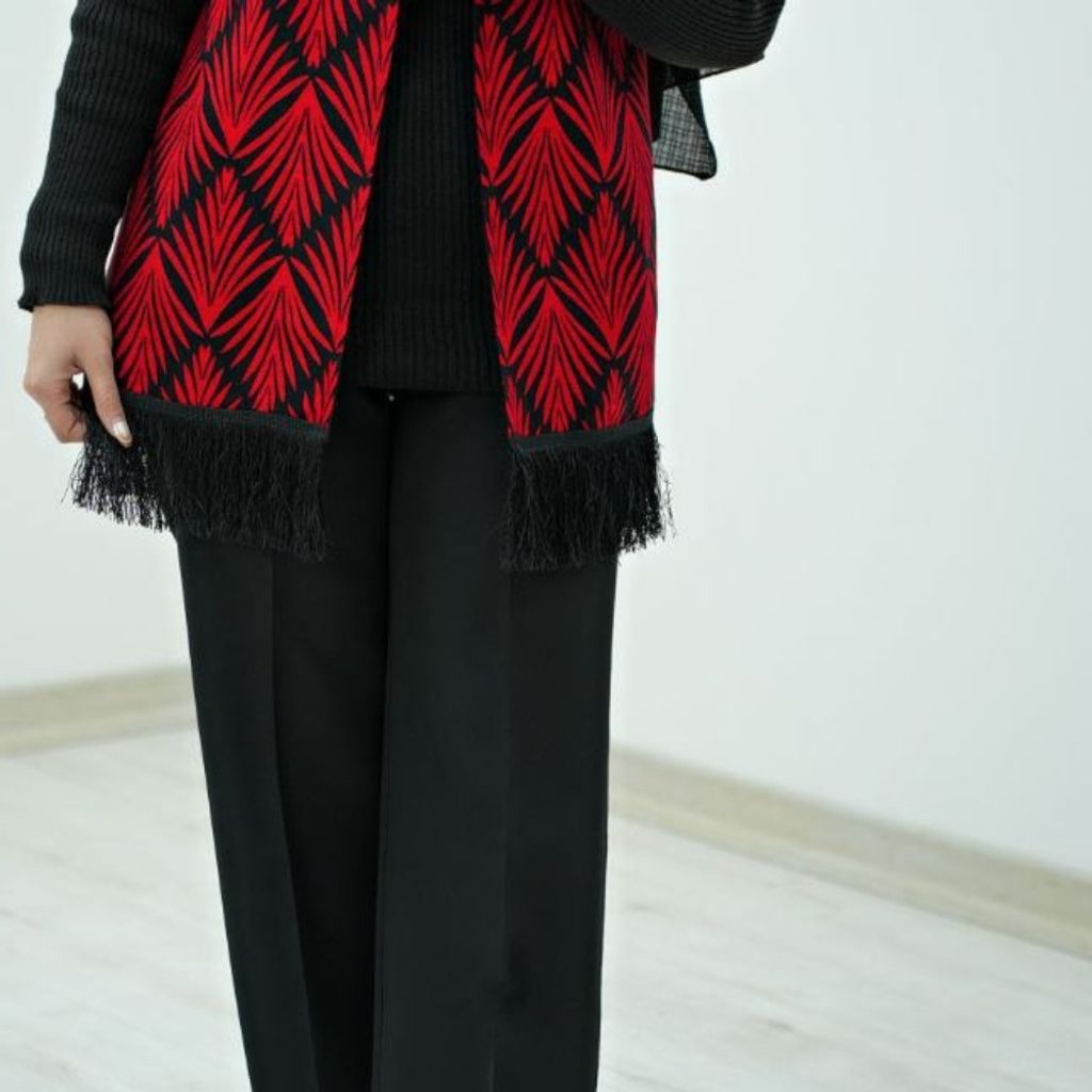 قیمت ارزان جلیقه ریش دار فرحزاد