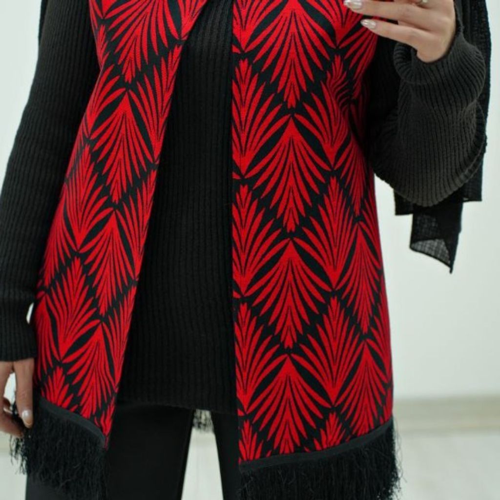 قیمت ارزان جلیقه ریش دار فرحزاد