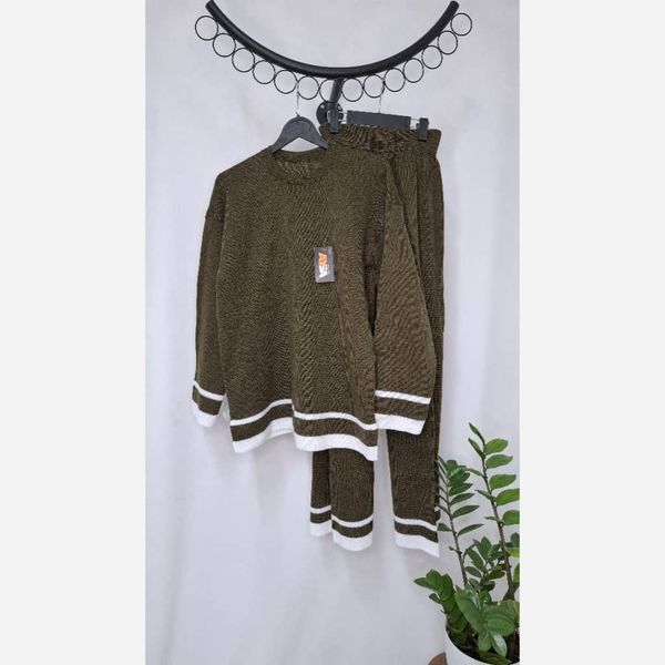 ست بلوز شلوار بافت