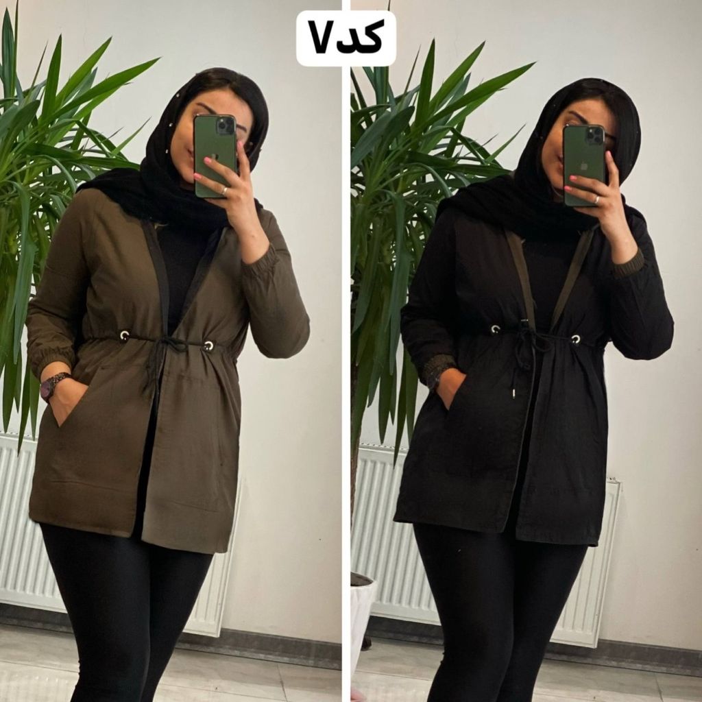 خرید اینترنتی مانتو دورو کلا هزار ایلین