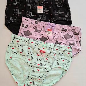 خرید آنلاین شورت فاق بلند نخی زنانه بسته 3 عددی پیشی