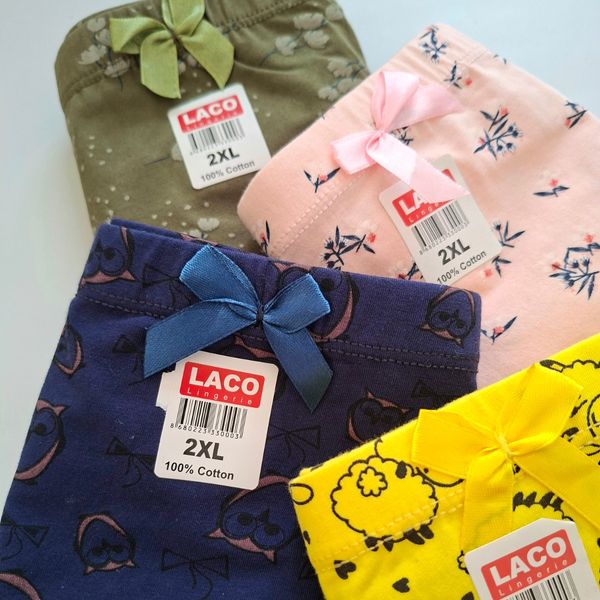 شورت زنانه نخی فاق بلند بسته 4 عددی میکس