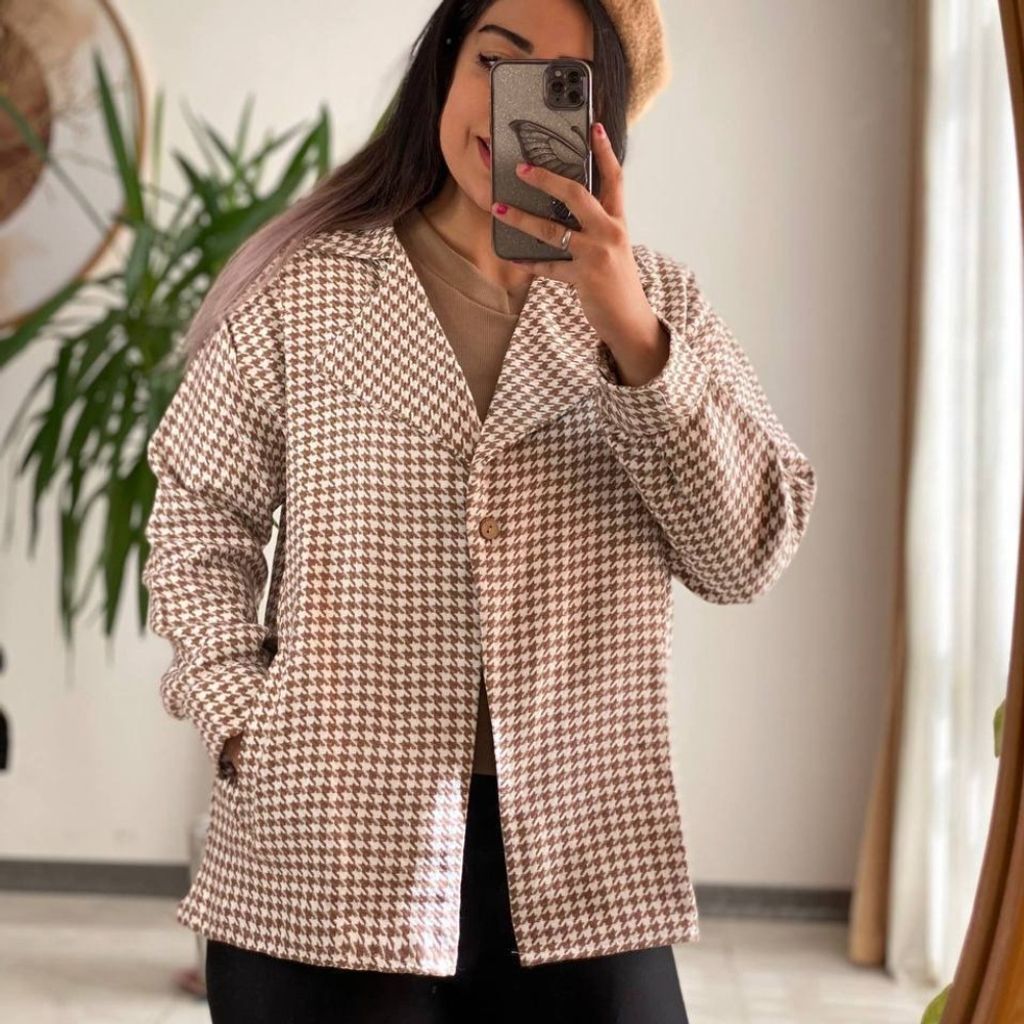 خرید انلاین کت یقه انگلیسی تک دکمه