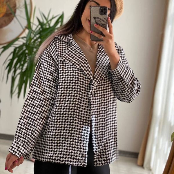 کت یقه انگلیسی تک دکمه