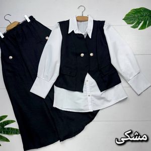 قیمت سه تیکه جلیقه و سارافن و شومیز