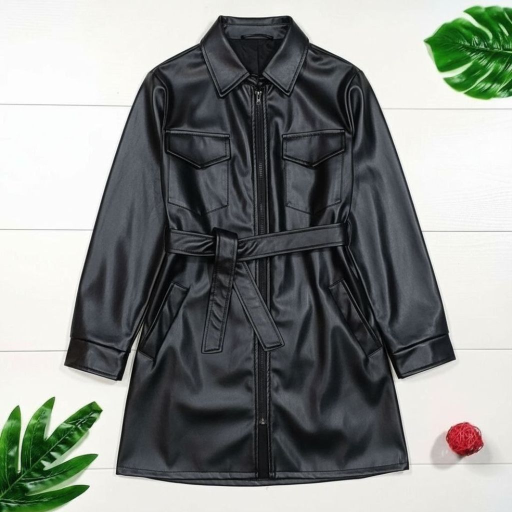 قیمت ارزان مانتو کتی چرم