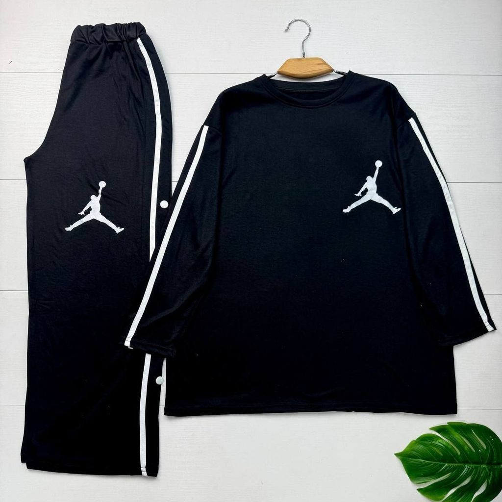 مشخصات بلوز آستین بلند و شلوار قواره دار جردن