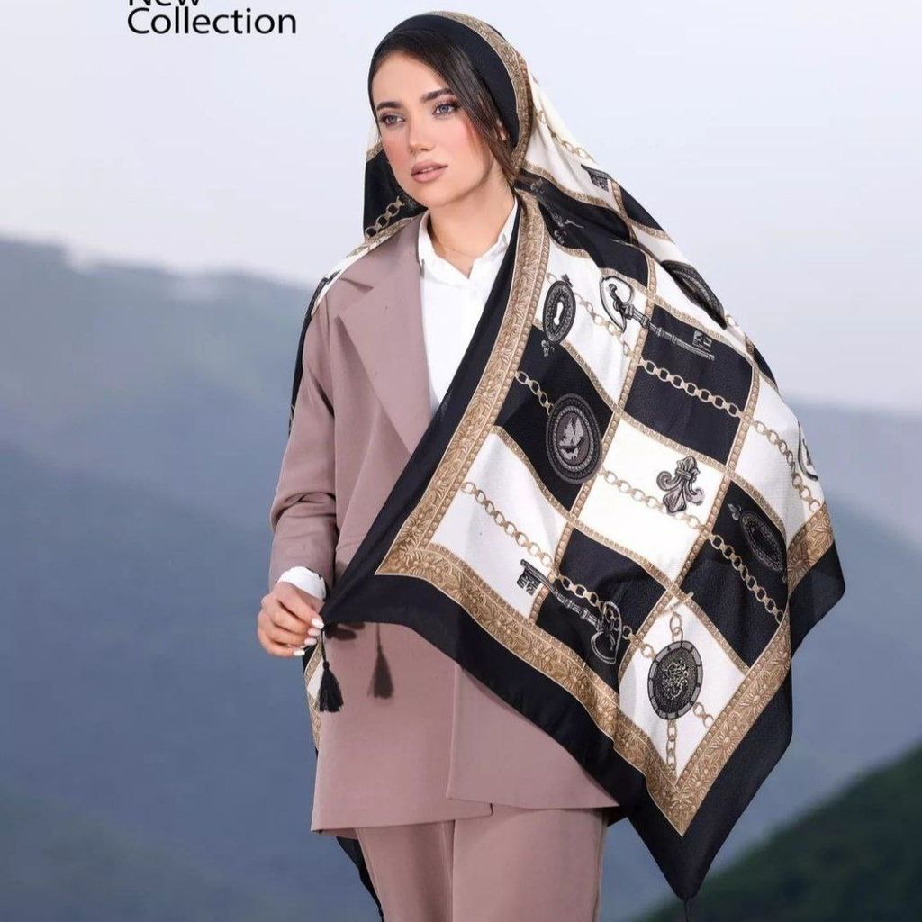 مشخصات شال نخی طرحدار زنانه شیک نرم و لطیف