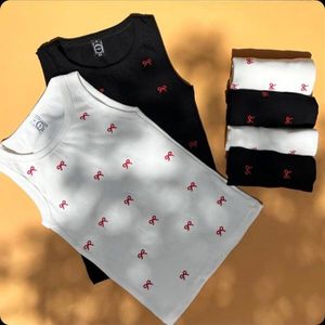 تاپ گلدوزی پاپیون سفید مشکی