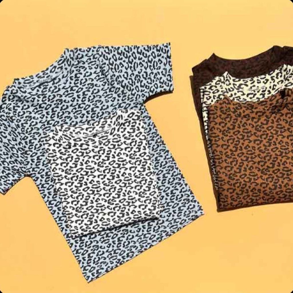 خرید انلاین تیشرت پلنگی کبریتی