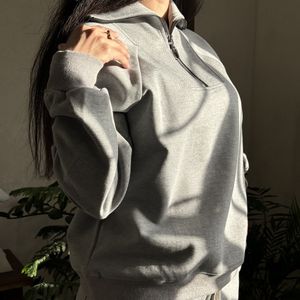 قیمت ارزان ست بیرونی نیم زیپ و شلوار ترندوارداتی