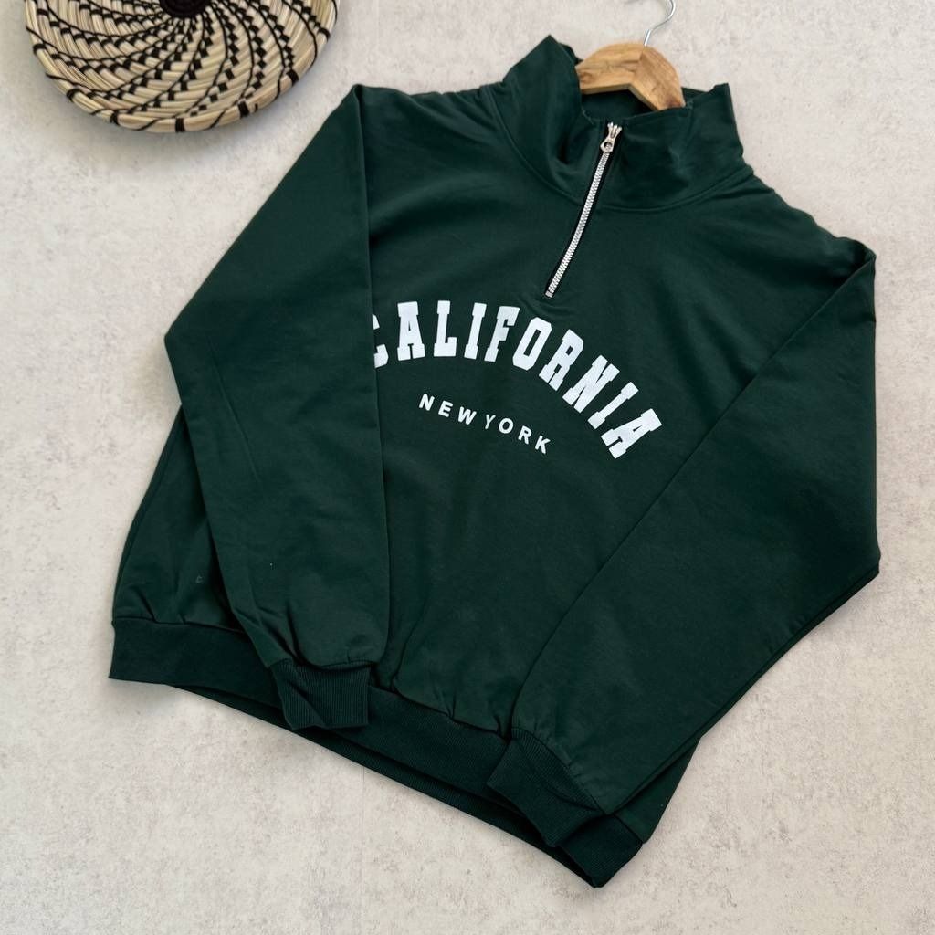 خرید اینترنتی دورس نیم زیپ 100 درصد پنبه