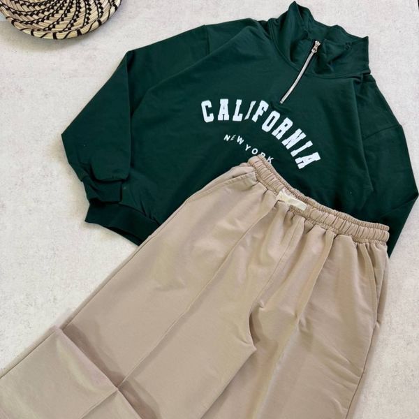 دورس نیم زیپ 100 درصد پنبه