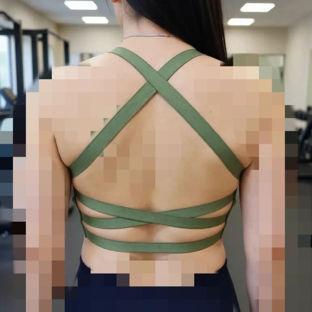 خرید آنلاین نیمتنه پشت بند لیزری