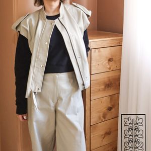 جلیقه کتان زنانه