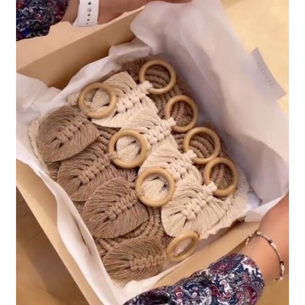 قیمت گیفت تک برگ مکرومه کادویی نامزدی