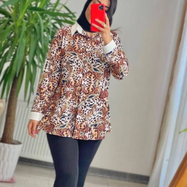 شومیز مجلسی پلنگی