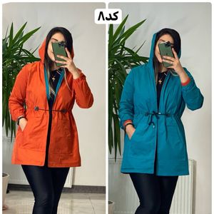 خرید اینترنتی مانتو دورو کلاهدار آیلین