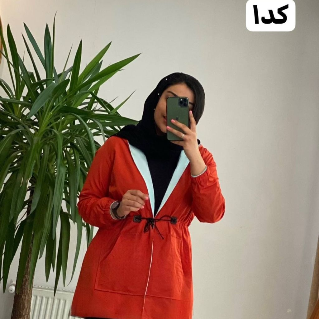 فروش اینترنتی مانتو دورو کلاهدار آیلین