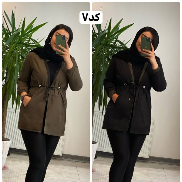 مانتو دورو کلاهدار آیلین